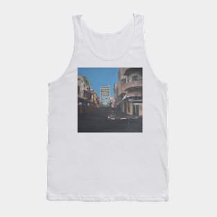 Shalom Tower With Bauhaus Buildings, Tel Aviv Tank Top